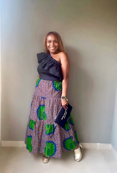 Freda Tiered Maxi Skirt 1