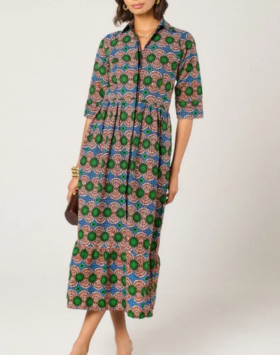 Eva Shirt Dress Blu _DalsHart 2